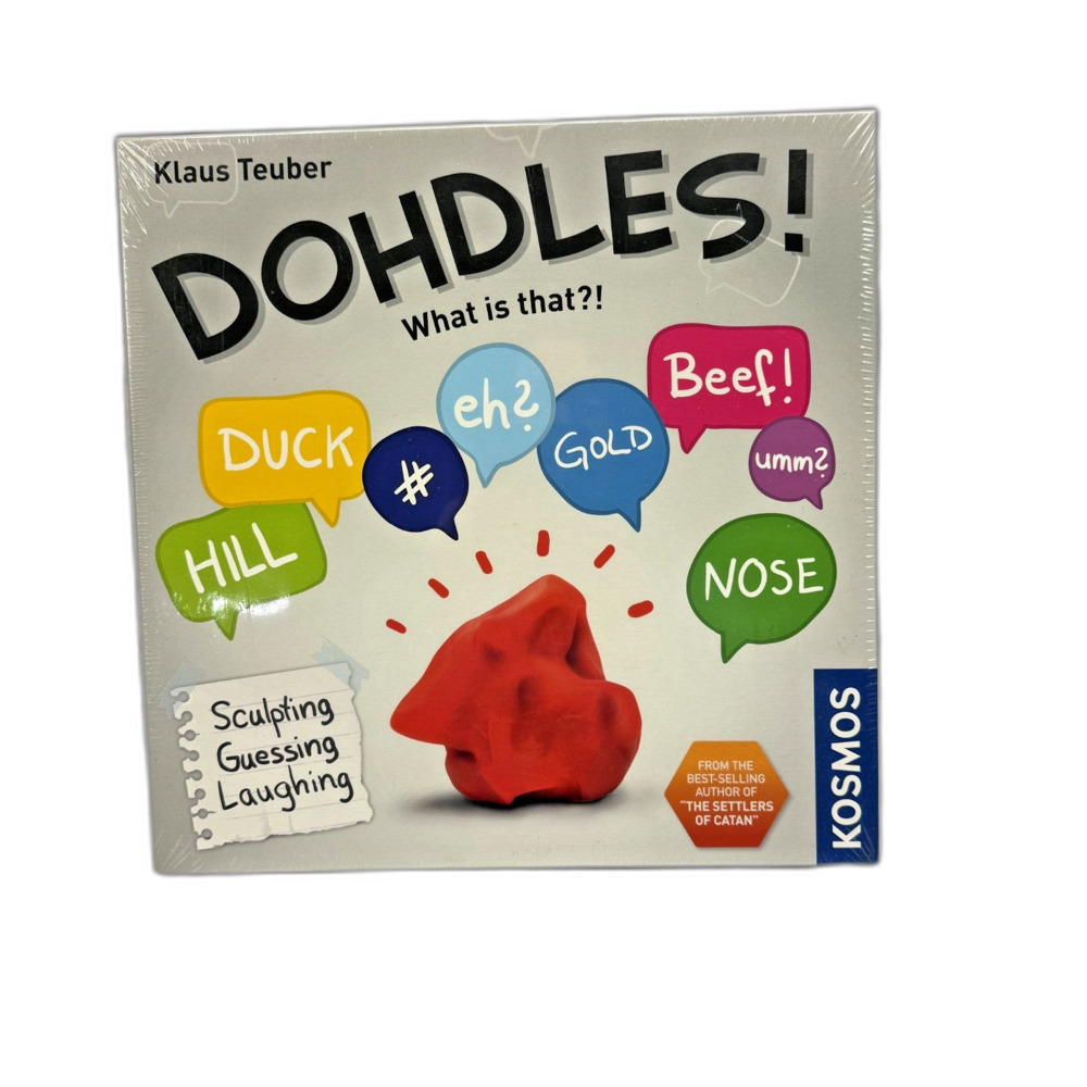 Dohdles! Board Game Klaus Teuber Kosmos Sculpting Riddles Catan Designer NEW